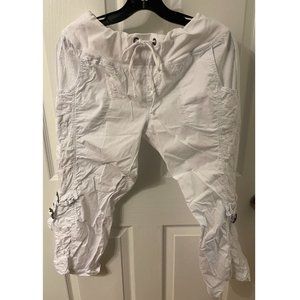 WEARABLES WHITE PANTS W/DRAW STRING SIZE LARGE